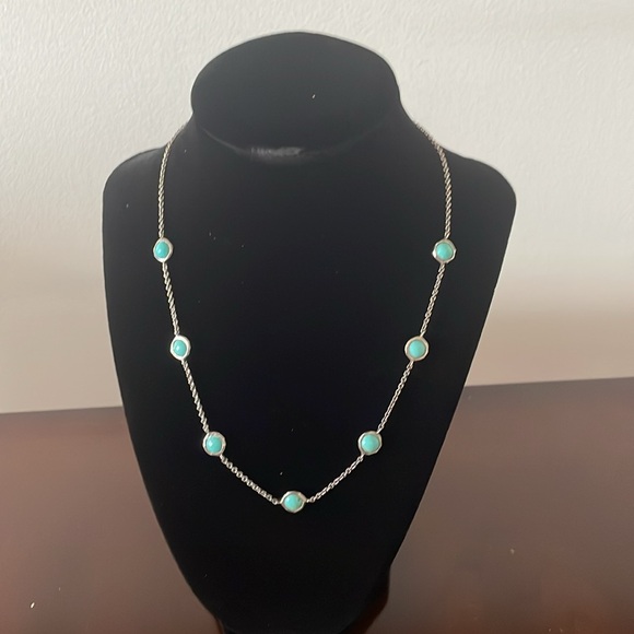 New Ippolita Silver & Turquoise Necklace - Picture 3 of 4